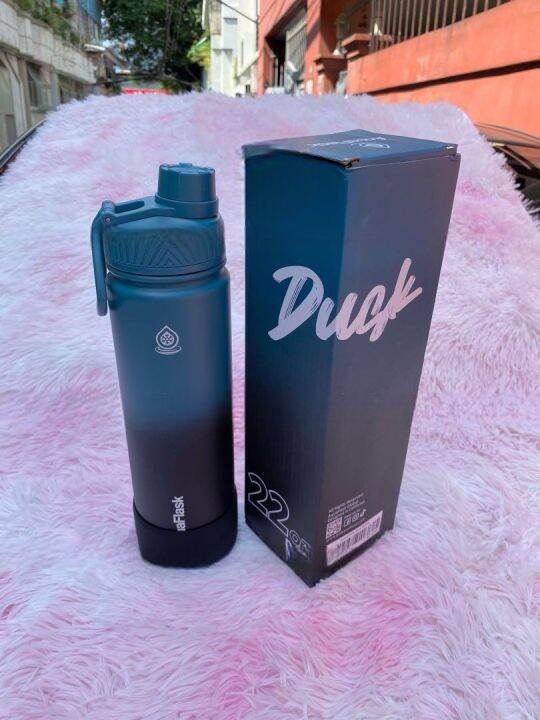 Aqua Flask Dream Collection I Dusk (22oz/32oz/40oz) with silicone boot