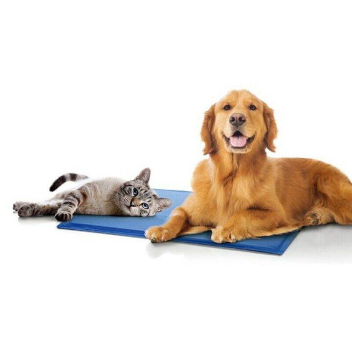 pet-cool-mat-ที่นอนแบบเย็น-เบาะรองนอนแบบเย็นสำหรับสุนัขและแมว-ที่นอนสุนัขแบบเย็น-แผ่นเจลเย็นรองนอนหมาแมว-ที่นอนแผ่นเจลเย็นหมาแมว