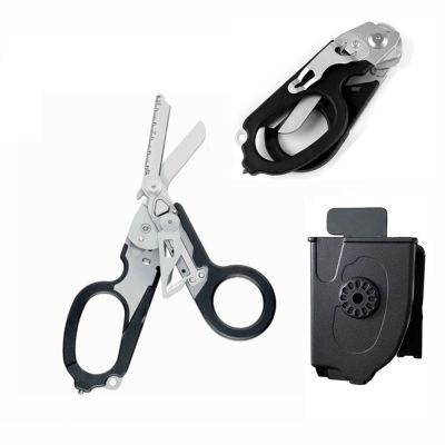 ✾♣✵ Multifunction Leatherman Raptors First Aid Tactical Folding Scissors Outdoor Survival Tool Combination Tactical Scissors