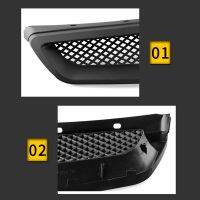 Balck Front Engine Hood Mesh Grille Bumper Racing Grille for EK DX EX LX Type R 1999-2000