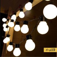 LighLab ไฟเชอรี่ หลอดLED 40LED ยาว 5 เมตร กันน้ำIP65 (ไฟเชอรี่ สีวอมไวท์ สีขาว) ไฟประดับตกแต่งห้อง ตกแต่งสวยงาม ไฟแต่งสวน ไฟหิ่งห้อย ไฟหยดน้ำ NK-SD70