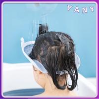 YANY มัลติฟังก์ชั่น เด็ก แบบพกพา กันน้ำ พับสะดวก หมวกแชมพู Wash Hair Shield ปีกกว้าง หมวกอาบน้ำเด็ก