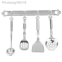 5pcs/Set Kitchen Dollhouse Miniature Mini Cookware Tools Miniatures Kitchen Furniture Toy 1:12 DIY Dollhouse Accessories Kit