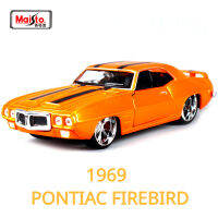 Maisto 1:24 1969 PONTIAC FIREBIRD Diecast รุ่นรถของเล่นใหม่ในกล่องจัดส่งฟรี B840