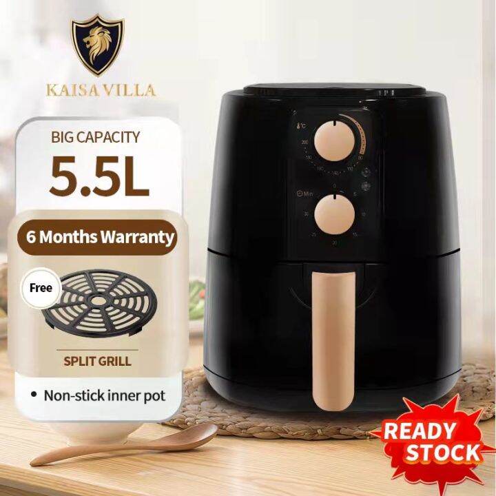 Kaisa Villa Air fryer 5.5L 6.5L 4.5L 4L air fryer electric Fryer oil