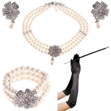 2023 Movie Barbie Jewelry Set Adult Kids Barbie Baby Pink Pearl Shell Chain  Bracelet Pearl Necklace Pendants Earring Costume Accessories