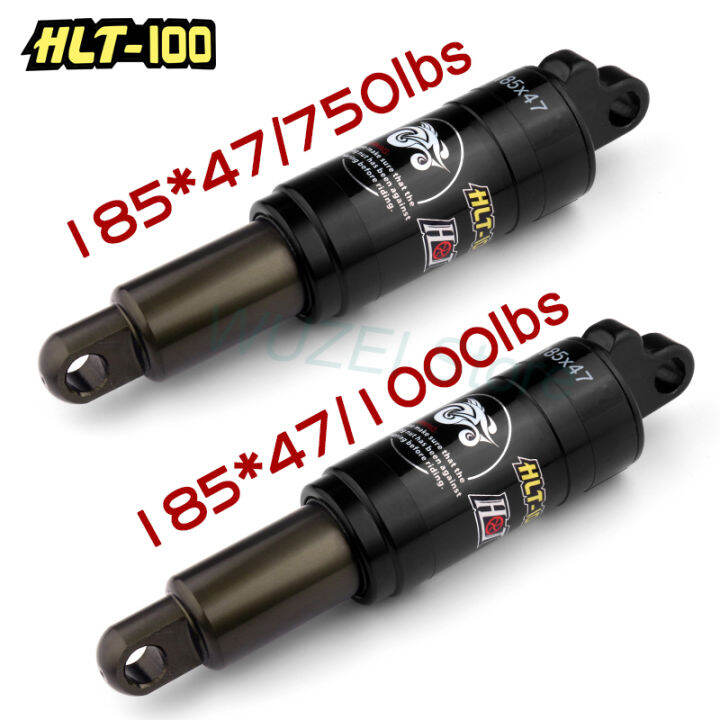 htl-100-150165185มิลลิเมตรจักรยานแรงกระแทกด้านหลังจักรยานเสือภูเขาน้ำมันฤดูใบไม้ผลิ-mtb-สกู๊ตเตอร์ไฟฟ้าขี่จักรยานโช้คอัพระงับ8501000ปอนด์