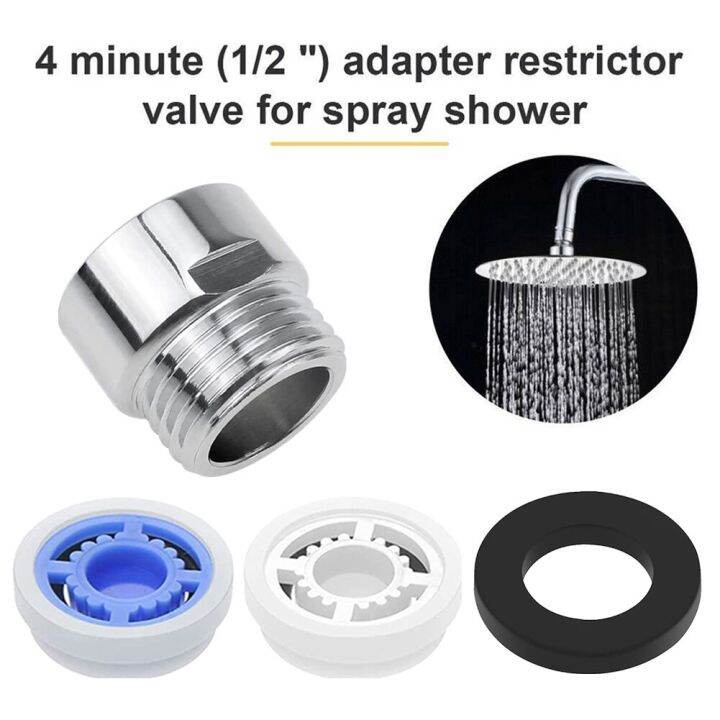 [Hot K] Shower Flow Reducer Limiter Set Water Saving 8 L/Min Flow Hose