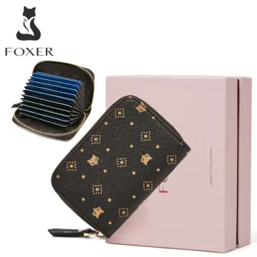  FOXER PVC Faux Leather Wallets for Women, Artificial