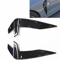 สำหรับ BMW 3-Series G20 G28 2019-2021 Fender กระโปรงด้านข้าง Air Outlet Vent ฝาครอบ Trim Glossy Black Car Body Kit Canards Splitter Strip