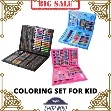 NEW!! 168 PCS Kids Super Mega ART Coloring Set