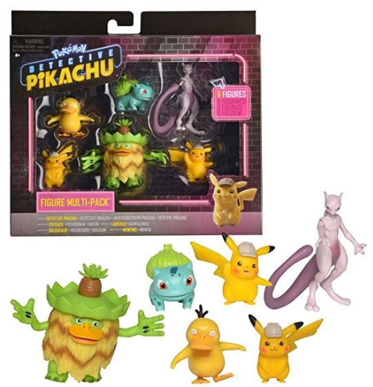 6 PC SET WICKED COOL TOYS Pokemon Detective Pikachu Multipack