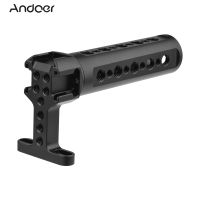 Andoer กล้องเอนกประสงค์ Cage Top Handle Grip 1/4นิ้ว3/8นิ้วเกลียวสกรูหลุมเย็นตัวประกับติดสำหรับโคมไฟสำหรับถ่ายภาพไมโครโฟน