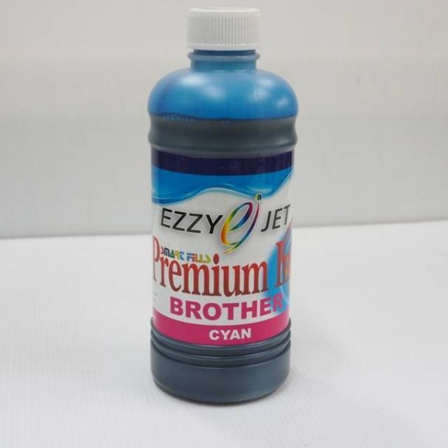 Ezzy-jet BROTTHER Inkjet Premium Ink หมึกเติมอิงค์เจ็ท BROTHER ขนาด 500 ml. ( Cyan - สีน้ำเงิน )