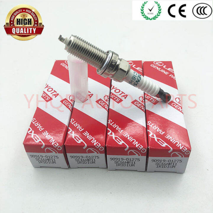 Original (4PCS) SC16HR11 Iridium Spark Plug For Toyota vios dual vvti