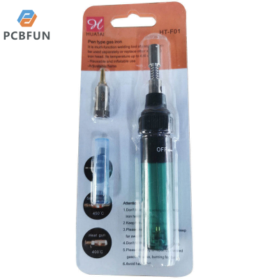 pcbfun เครื่องเชื่อมเหล็กเชื่อมแก๊สบิวเทน3 In 1 1300องศาเซลเซียสหัวบัดกรีเตาเป่าหัวแร้งแก๊สไร้สายบิวเทนเครื่องเชื่อมเหล็ก