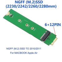 M.2อะแดปเตอร์ A1370 A1369ฮาร์ดดิสก์ Ssd (NGFF) Voor 2010 2011 Macbook Air M2ตัวแปลง Ssd การ์ด Suppor 2230 2242 2260 2280โซลิดสเตทไดรฟ์