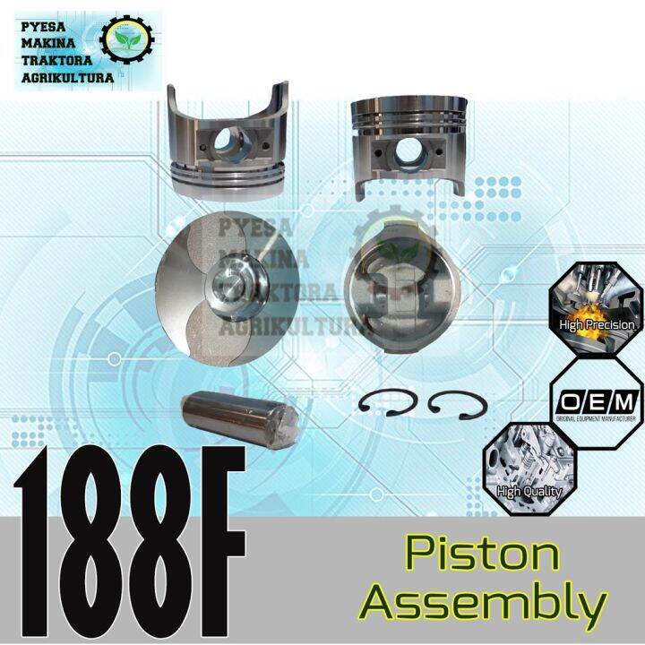 188f Piston Assembly Assy Air Cooled Diesel Engine | Lazada PH