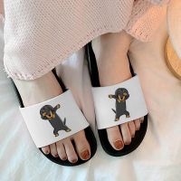 I Love Dachshunds 2021 Women Slippers Outdoor Flip Flops  Beach Slides Home Slippers Slip On Sandals Female Shoes