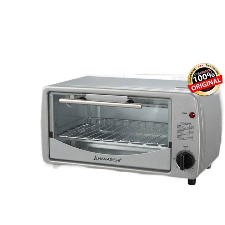 【COD】 HANABISHI Oven Toaster 9L 650W Electric Knob Multipurpose
