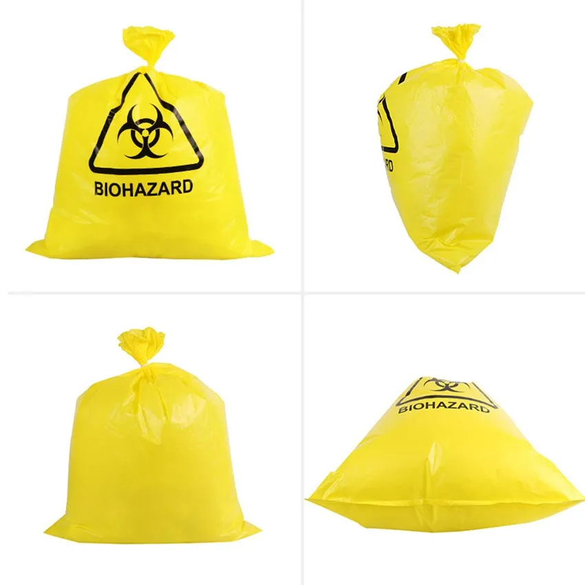 Biohazard Waste Disposal Bag 20'' x 24'' x 0.035mm 100pcs/pack