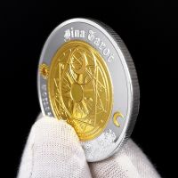 【CC】▽  Divination Gold Commemorative Coin Constellation Shui Auspicious Wishing Collectibles