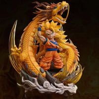 ZZOOI 15cm Dragon Ball Z Son Goku Figure Gk Ssj3 Dbz Super Saiyan 3 Son Goku Action Figure Anime Statue Model Toys Kids Gift