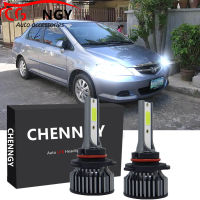 สำหรับฮอนด้าซิตี้ (SEL) 4th Gen 2003 - 2008 (โคมไฟหัว)-2ชิ้น CHENNGY LED สีขาว6000พันหลอดไฟชุดไฟหน้า