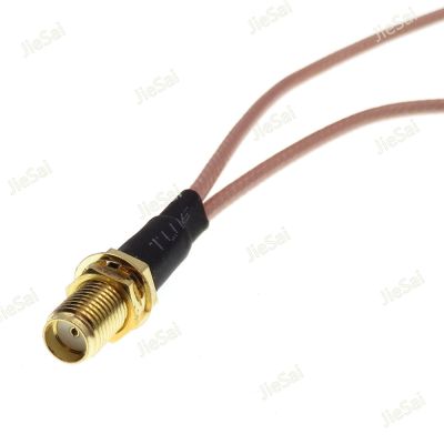 ☃ Double TS9 Male Plug To SMA RF Coaxial Extension Connector Cable Adapter For 3G 4G Modem Router with 15cm wire