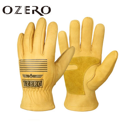 OZREO leather Motorcycle Mans Gloves Outdoor sport Motocross Breathable Full Finger Racing Motorbike Bicycle Protective Gloves