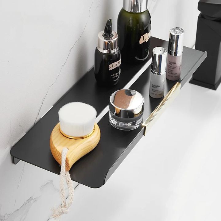 black-gold-304stainless-steel-bathroom-shelves-square-holder-wall-mounted-bathroom-shampoo-shelf-cosmetic-shelves-storage-racks