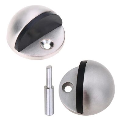【LZ】✒  Door Stop Zinc Alloy Magnetic Door Holder Floor-mounted Toilet Door Stopper Door Holder Toilet Glass Doorstop Furniture Tools