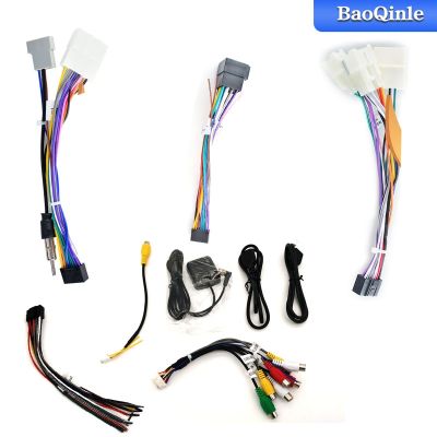【hot】▽✙  android car long usb 4 pin and 6 10 Pin Video Input Cable 20 antenna