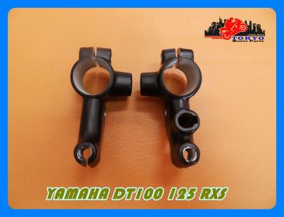 YAMAHA DT100 DT125 RXS MIRROR LEVER BRACKET LH&amp;RH SET "BLACK" // หูจับกระจก ซ้าย/ขวา "สีดำ" สินค้าคุณภาพดี