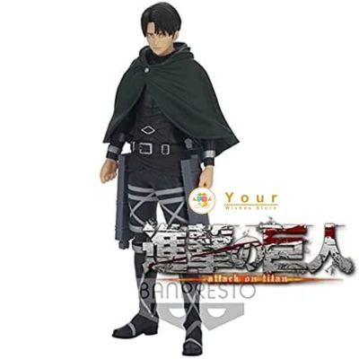 🇯🇵  (แพคเกจใหม่) Banpresto Attack on Titan The FinalSeason Levi Ackerman Figure Model ฟืกเกอร์ ผ่าพิภพไททัน รีไวล์ โมเดล ของเล่นถูกๆ ของเล่น ของสะสม