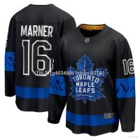 ♀◆℡ g40349011chao 037A Qy NHL Mitchell Marner Black Toronto Maple Leafs Jersey Hockey เสื้อยืดแขนยาวแฟนกีฬาท็อปส์พลัสไซซ์