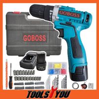 ?ลดราคา cordless drill  สว่านไร้สาย 54V GOBOSS(สว่านแบต) เจาะเหล็ก เจาะไม้ เจาะปูน พร้อมชุดอุปกรณ์เสริม-สว่านไร้สาย สว่านไฟฟ้าไร้สาย สว่านแบต สว่านไฟฟ้าแบต