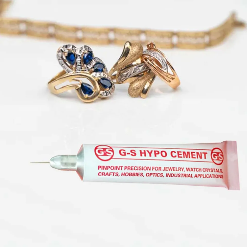 GS Hypo Crystal Cement Glue Rhinestone Watch Crystal Craft Jewelry Gem,  Hobbies