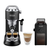 DeLonghi ชุดเครื่องชงกาแฟเอสเพรสโซ่ Dedica EC685BK + เครื่องบดเมล็ดกาแฟ KG79