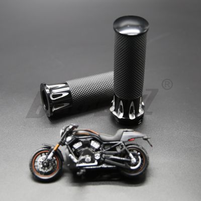 สีดำอะลูมิเนียมปลอกแฮนด์จักรยานยนต์รถจักรยานยนต์สำหรับ Harley Sportster 883 1200 XL VRSC Touring Dyna Softail 96-UP Handle