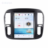 สำหรับ Toyota Land Cruiser 100หน้าจอ Tesla รถยนต์วิทยุ Android LC100 1998-2002เครื่องเล่นมัลติมีเดีย GPS นำทาง Carplay Qualcomm