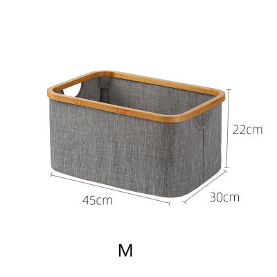Laundry Bag Foldable Laundry Basket Large Dirty Laundry Basket Hamper Sorter Oxford Cloth Dirty Clothes Bag with Wooden Handle