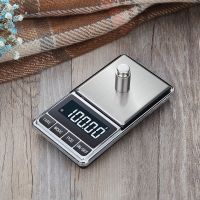 Electronic Scale Precision Portable Pocket LCD Digital Jewelry Scales Weight Balance Kitchen Gram Scale 100-500g X 0.01g 0.1g Luggage Scales