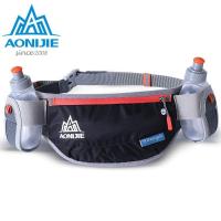 AONIJIE Men Women Running Waist Bag Hydration Belt Bottle Waterproof Jogging Fanny Packs Waist Pack with Two Water Bottle 250ml Running Belt