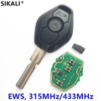 【☊HOT☊】 qiukekang81481 กุญแจรีโมตชิป Id44ระบบ Bmw 315Mhz/433Mhz สำหรับ X5 X3 Z3 Z4 1/3/5/7ซีรีส์พร้อมมีดพก Hu58