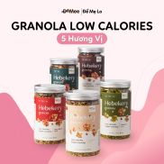 Granola Low Calories Siêu Giòn 5 Vị Hebekery - Ngũ Cốc Ăn Kiêng
