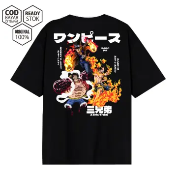  Sybnwnwm One Piece Anime Shirt Roronoa Luffy Ace