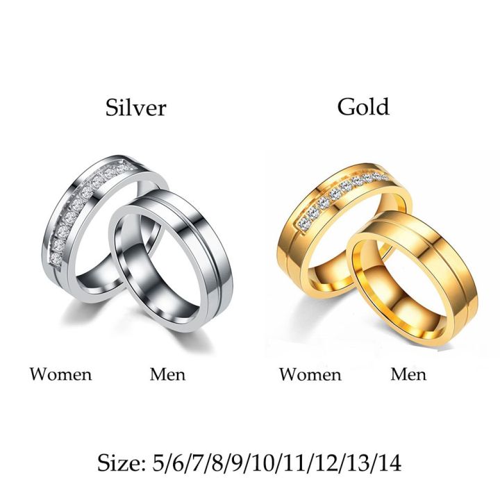 897gongs-ผู้หญิงผู้ชาย-เลิฟ-ลูกบาศก์เซอร์โคเนีย-สีทองเงิน-แหวนวงแต่งงาน-ชุบทอง18k-สแตนเลสสตีล-แหวนคู่รัก