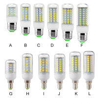 หลอดไฟหลอดไฟข้าวโพด LED 10W แบบพกพาไฟเคสใสสำหรับกลางคืนโคมไฟตกแต่งบ้าน E14