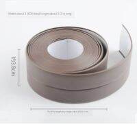 สีน้ำตาลกว้าง3.8ซม.* ความยาว3.2 M PVC ห้องน้ำรอยแยก Strip Wall เทปซีลแม่พิมพ์กันน้ำ Proof กระเบื้องแบบกาวการซ่อมแซมแตกเทปกันราเทปปิดผนึก